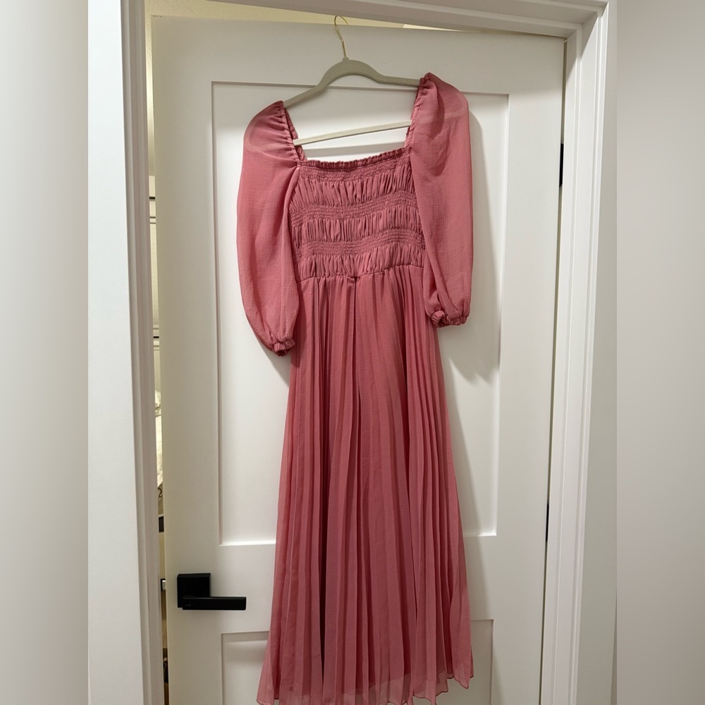 ASOS Pink Long Sleeve Dress